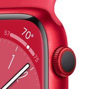 Apple Watch Series 8 GPS + Cellular 45mm (PRODUCT)RED Aluminium Case with (PRODUCT)RED Sport Band - Regular