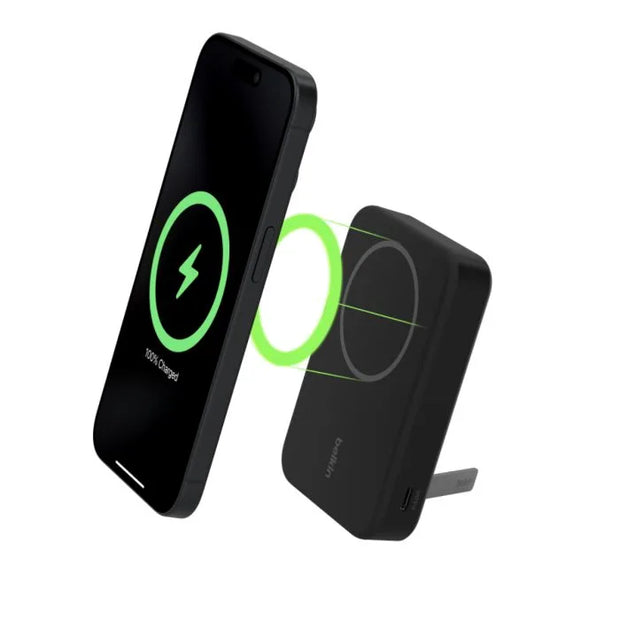 Belkin BoostCharge Qi2 Magnetic 15W Wireless Power Bank + Stand - Black