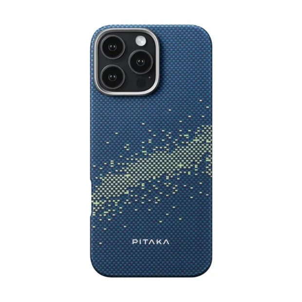 Pitaka StarPeak Tactile Woven Case for iPhone 16 Pro - Milky Way Galaxy